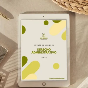 temario bloque i derecho administrativo