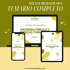 temario completo oposicion agente hacienda